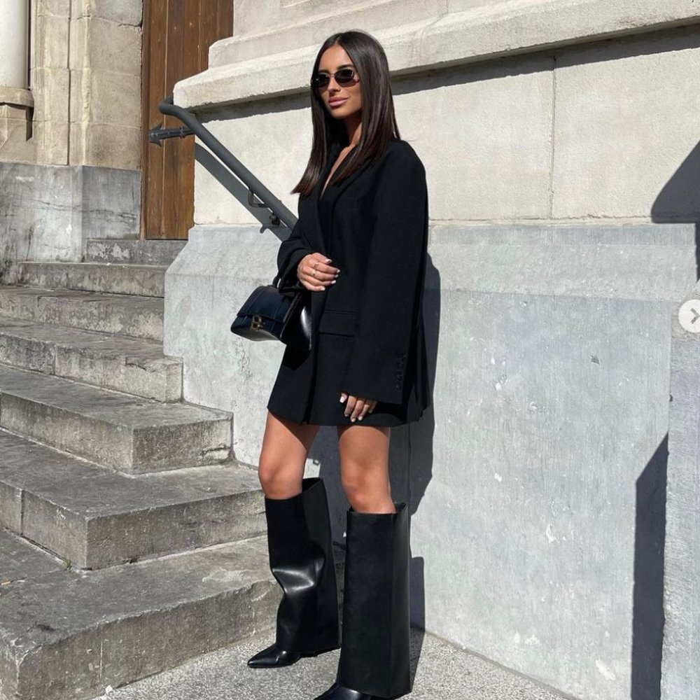 Zara oversized blazer double breasted